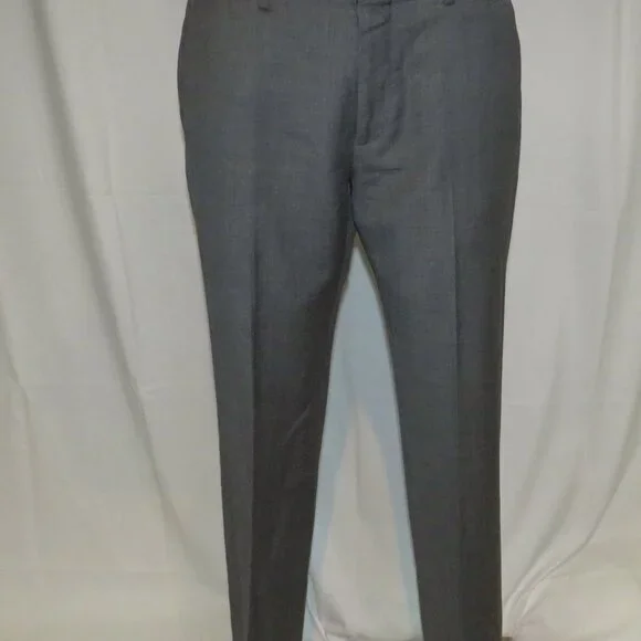 J. Crew Ludlow Tollegno Gray Weave Two Button Suit 36S